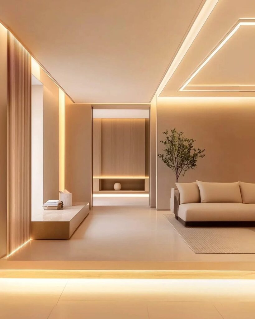 Lumina caldă: atmosferă relaxantă și primitoare